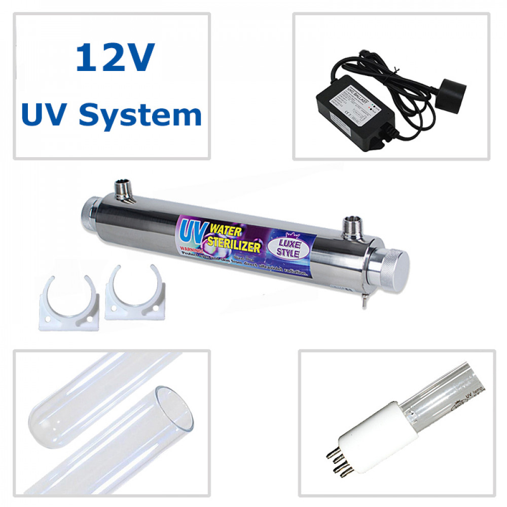 Gasket And Sealer Parts Kit For 6W & 16W Ultraviolet UV Water Filter Systems – Spring Oasis UVO Model, Purple